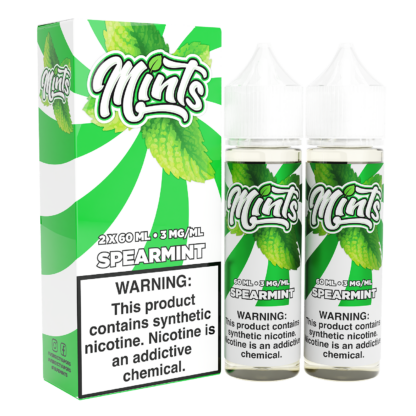 Mints (LIQ FB)(120mL; 60mL x2)  -  Qty per pack 1 Spearmint 00mg