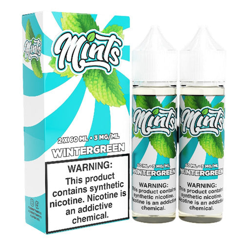 Mints (LIQ FB)(120mL; 60mL x2)  -  Qty per pack 1 Wintergreen 00mg