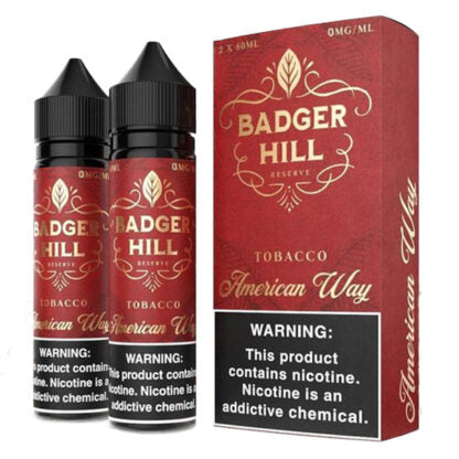 Badger Hill Reserve (LIQ FB)(120mL; 60mL x2)  -  Qty per pack 1 American Way 00mg