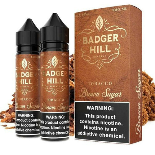 Badger Hill Reserve (LIQ FB)(120mL; 60mL x2)  -  Qty per pack 1 Brown Sugar 00mg