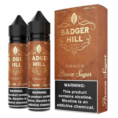 Badger Hill Reserve (LIQ FB)(120mL; 60mL x2)  -  Qty per pack 1 Brown Sugar 00mg