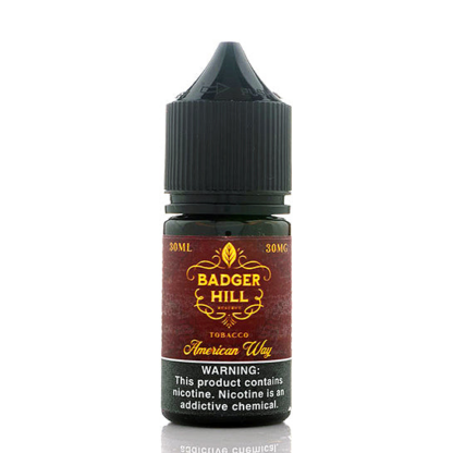 Badger Hill Reserve (LIQ Salt)(30mL)  -  Qty per pack 1 American Way 30mg