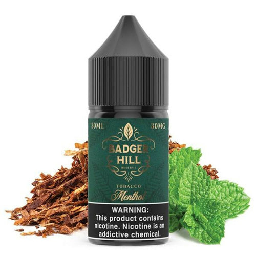 Badger Hill Reserve (LIQ Salt)(30mL)  -  Qty per pack 1 Menthol 30mg