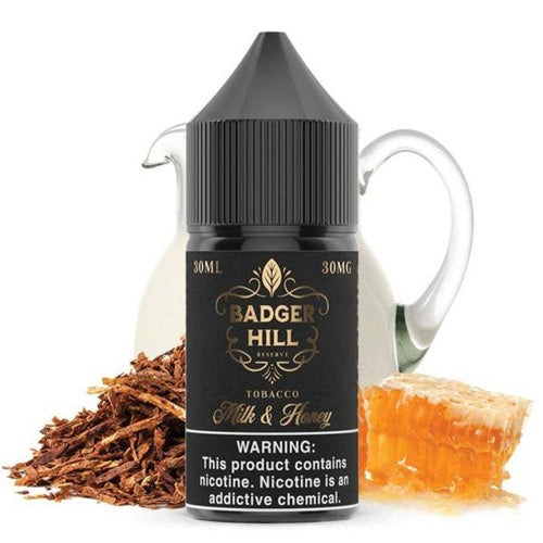 Badger Hill Reserve (LIQ Salt)(30mL)  -  Qty per pack 1 Milk & Honey 30mg