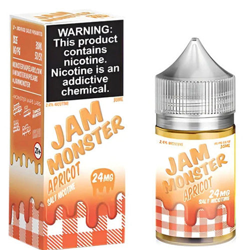 Jam Monster (LIQ Salt)(30mL) Jam  -  Qty per pack 1 Apricot Jam 24mg