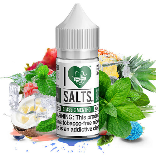 I Love Salts (LIQ Salt)(30mL)  -  Qty per pack 1 Classic Menthol 25mg