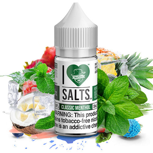 I Love Salts (LIQ Salt)(30mL)  -  Qty per pack 1 Classic Menthol 50mg