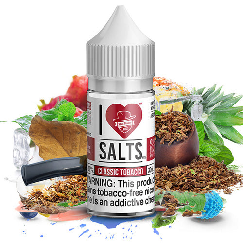 I Love Salts (LIQ Salt)(30mL)  -  Qty per pack 1 Classic Tobacco 25mg