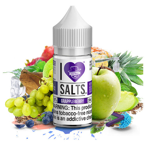 I Love Salts (LIQ Salt)(30mL)  -  Qty per pack 1 Grappleberry 50mg