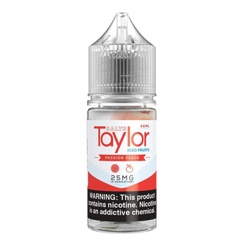 Taylor Flavors (LIQ Salt)(30mL)  -  Qty per pack 1 Passion Peach Iced 45mg