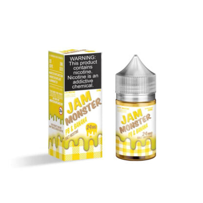 Jam Monster (LIQ Salt)(30mL) Jam  -  Qty per pack 1 Banana PB&J 24mg