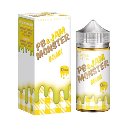 Jam Monster (LIQ FB)(100mL) Jam  -  Qty per pack 1 Banana PB&J 00mg