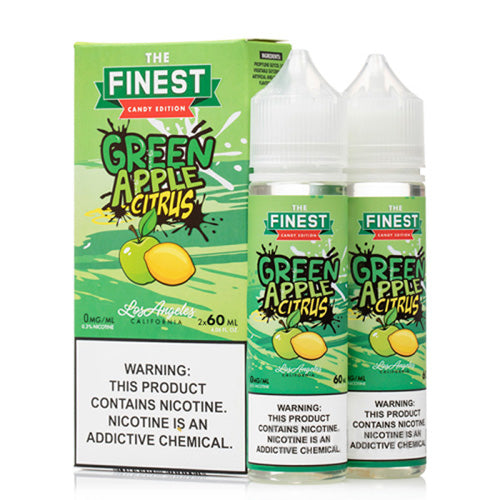 Finest (LIQ FB)(120mL; 60mL x2) Sweet & Sour  -  Qty per pack 1 Green Apple Citrus 00mg