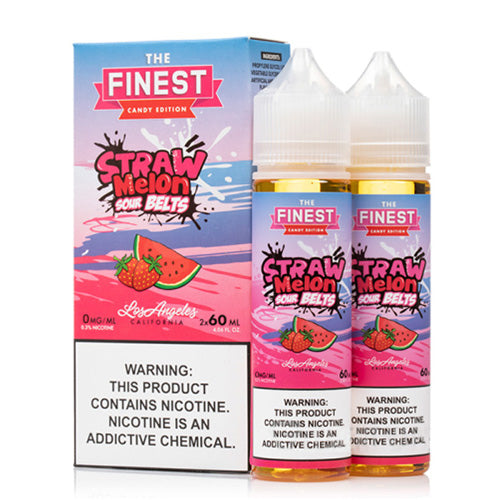 Finest (LIQ FB)(120mL; 60mL x2) Sweet & Sour  -  Qty per pack 1 Straw Melon Sour 00mg