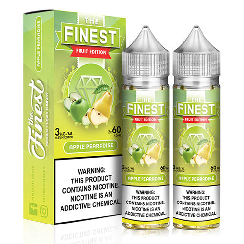 Finest (LIQ FB)(120mL; 60mL x2) Fruit  -  Qty per pack 1 Apple Pearadise 00mg