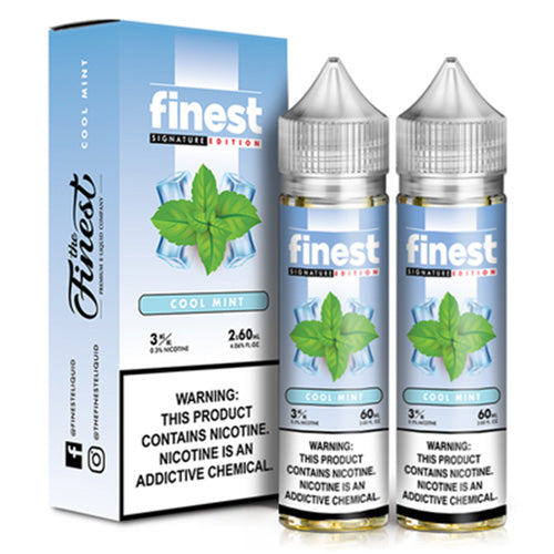 Finest (LIQ FB)(120mL; 60mL x2) Signature Edt.  -  Qty per pack 1 Cool Mint 00mg