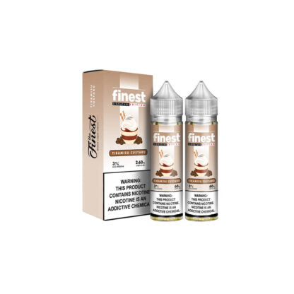 Finest (LIQ FB)(120mL; 60mL x2) Signature Edt.  -  Qty per pack 1 Tiramisu Custard 03mg