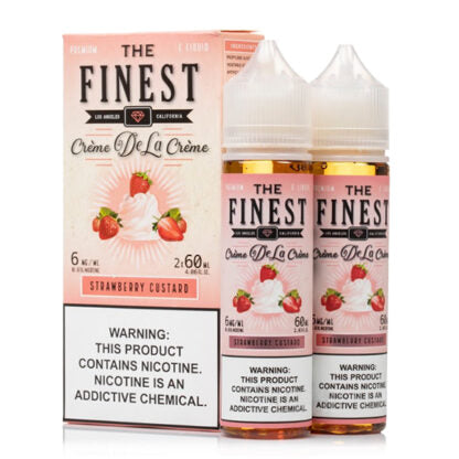 Finest (LIQ FB)(120mL; 60mL x2) CDLC  -  Qty per pack 1 Strawberry Custard 00mg