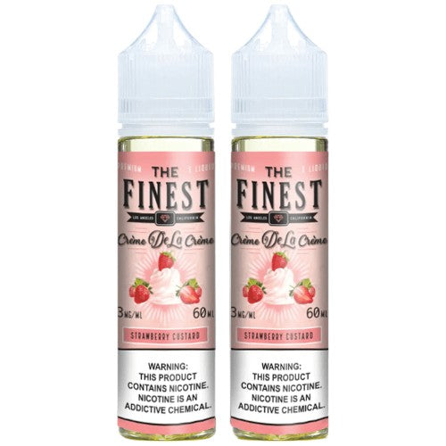 Finest (LIQ FB)(120mL; 60mL x2) CDLC  -  Qty per pack 1 Strawberry Custard 03mg