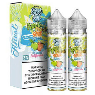 Finest (LIQ FB)(120mL; 60mL x2) Sweet & Sour  -  Qty per pack 1 Apple Peach Sour on Ice 06mg