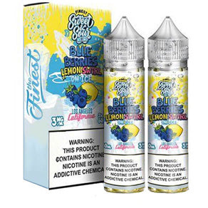 Finest (LIQ FB)(120mL; 60mL x2) Sweet & Sour  -  Qty per pack 1 Blueberries Lemon Swirl on Ice 06mg