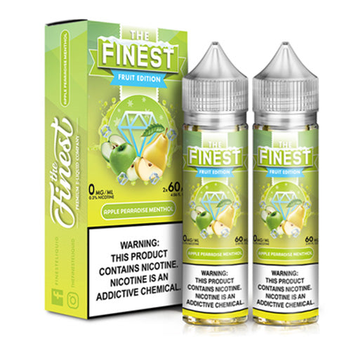 Finest (LIQ FB)(120mL; 60mL x2) Fruit  -  Qty per pack 1 Apple Pearadise on Ice 00mg