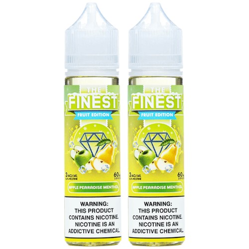 Finest (LIQ FB)(120mL; 60mL x2) Fruit  -  Qty per pack 1 Apple Pearadise on Ice 06mg