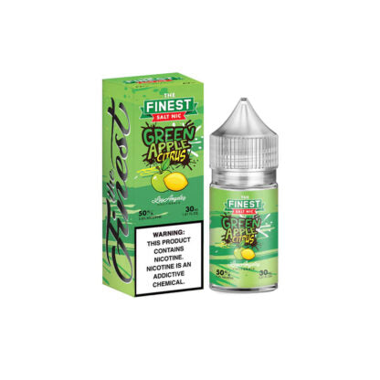 Finest (LIQ Salt)(30mL)  -  Qty per pack 1 Green Apple Citrus 30mg