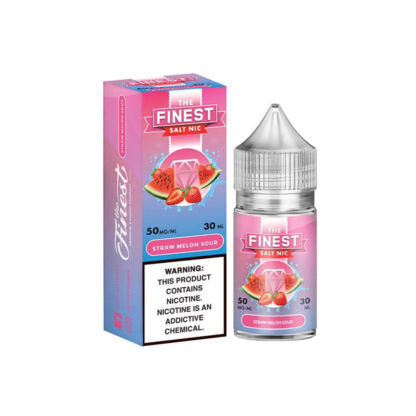 Finest (LIQ Salt)(30mL)  -  Qty per pack 1 Straw Melon Sour 30mg