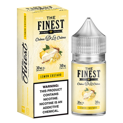 Finest (LIQ Salt)(30mL)  -  Qty per pack 1 Lemon Custard 30mg