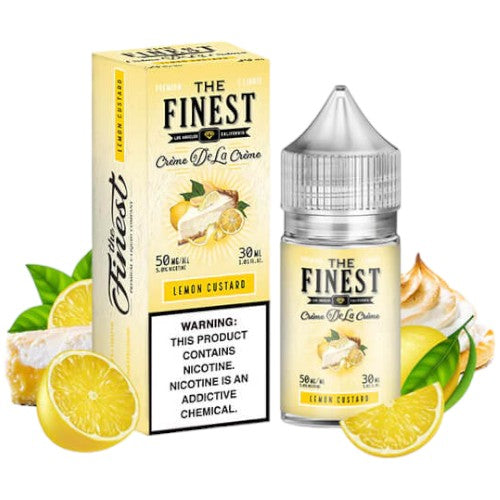 Finest (LIQ Salt)(30mL)  -  Qty per pack 1 Lemon Custard 50mg