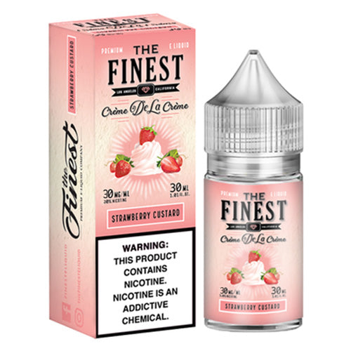 Finest (LIQ Salt)(30mL)  -  Qty per pack 1 Strawberry Custard 30mg