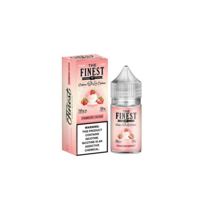 Finest (LIQ Salt)(30mL)  -  Qty per pack 1 Strawberry Custard 30mg