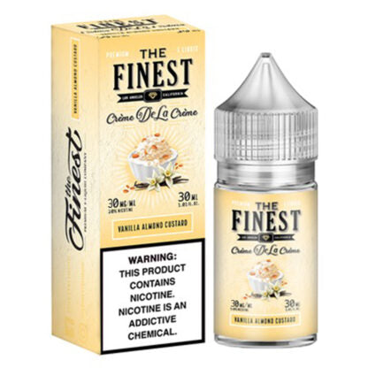 Finest (LIQ Salt)(30mL)  -  Qty per pack 1 Vanilla Almond Custard 30mg