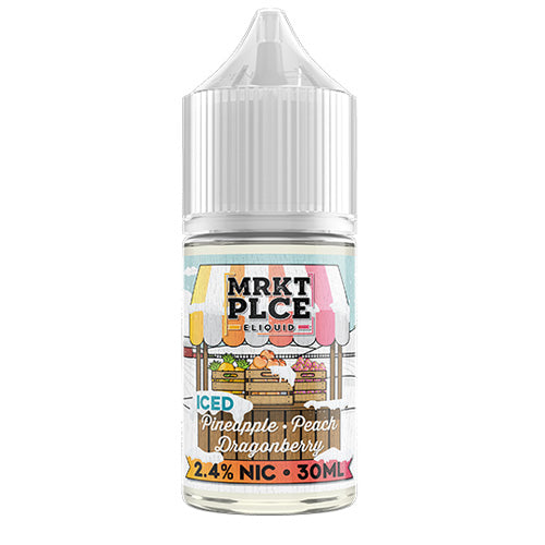 MRKT PLCE (LIQ Salt)(30mL)  -  Qty per pack 1 Iced Pineapple Peach Dragonberry 48mg