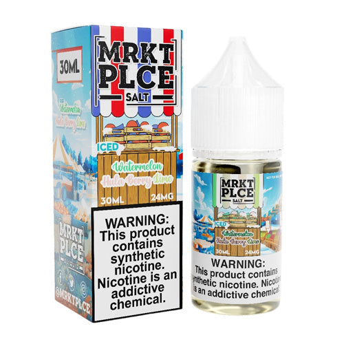 MRKT PLCE (LIQ Salt)(30mL)  -  Qty per pack 1 Iced Watermelon Hulaberry Lime 24mg