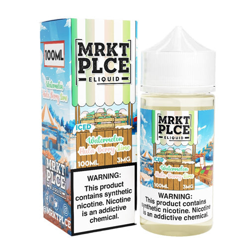 MRKT PLCE (LIQ FB)(100mL)  -  Qty per pack 1 Iced Watermelon Hulaberry Lime 00mg