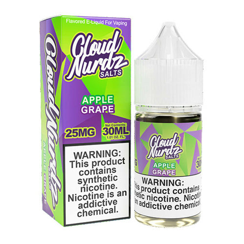 Cloud Nurdz (LIQ Salt)(30mL) TF-Nic  -  Qty per pack 1 Grape Apple 25mg