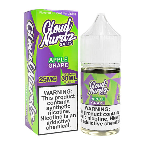 Cloud Nurdz (LIQ Salt)(30mL) TF-Nic  -  Qty per pack 1 Grape Apple 50mg