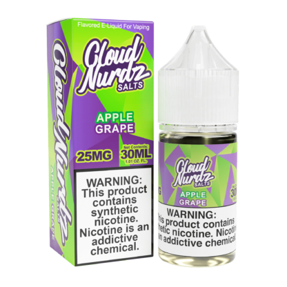 Cloud Nurdz (LIQ Salt)(30mL) TF-Nic  -  Qty per pack 1 Grape Apple 50mg