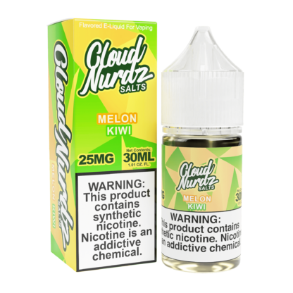 Cloud Nurdz (LIQ Salt)(30mL) TF-Nic  -  Qty per pack 1 Kiwi Melon 50mg