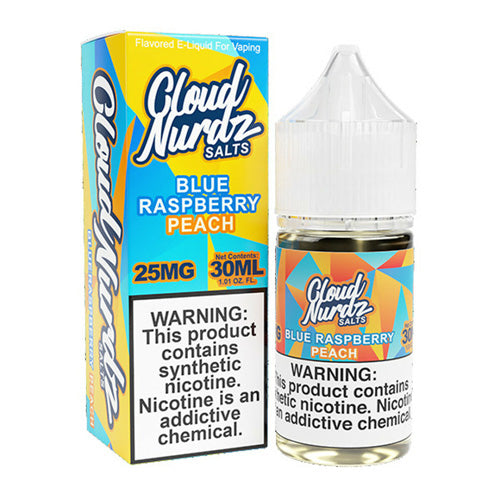 Cloud Nurdz (LIQ Salt)(30mL) TF-Nic  -  Qty per pack 1 Peach Blue Razz 25mg