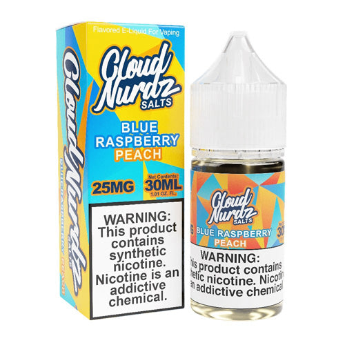 Cloud Nurdz (LIQ Salt)(30mL) TF-Nic  -  Qty per pack 1 Peach Blue Razz 50mg