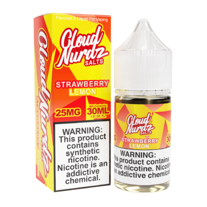 Cloud Nurdz (LIQ Salt)(30mL) TF-Nic  -  Qty per pack 1 Straw Lemon 50mg