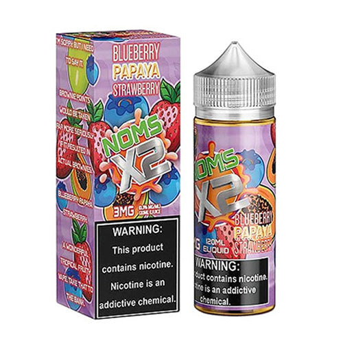 Nomenon (LIQ FB)(120mL) X2 Series  -  Qty per pack 1 Blueberry Papaya Strawberry 03mg