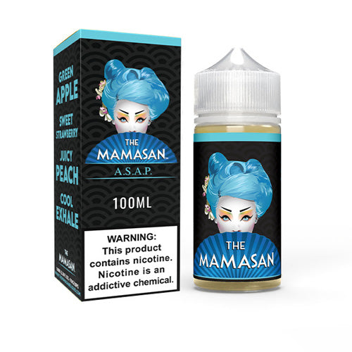 Mamasan (LIQ FB)(100mL)  -  Qty per pack 1 A.S.A.P. (Apple Peach Strawberry) 00mg