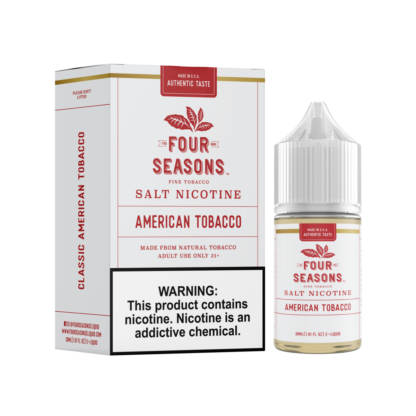 Four Seasons (LIQ Salt)(30mL)  -  Qty per pack 1 American Tobacco 30mg