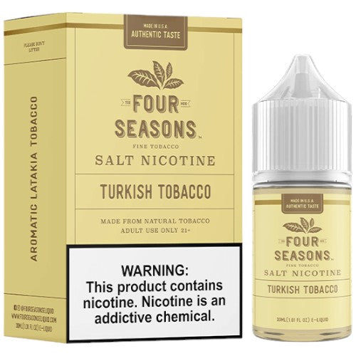 Four Seasons (LIQ Salt)(30mL)  -  Qty per pack 1 Turkish Tobacco 50mg