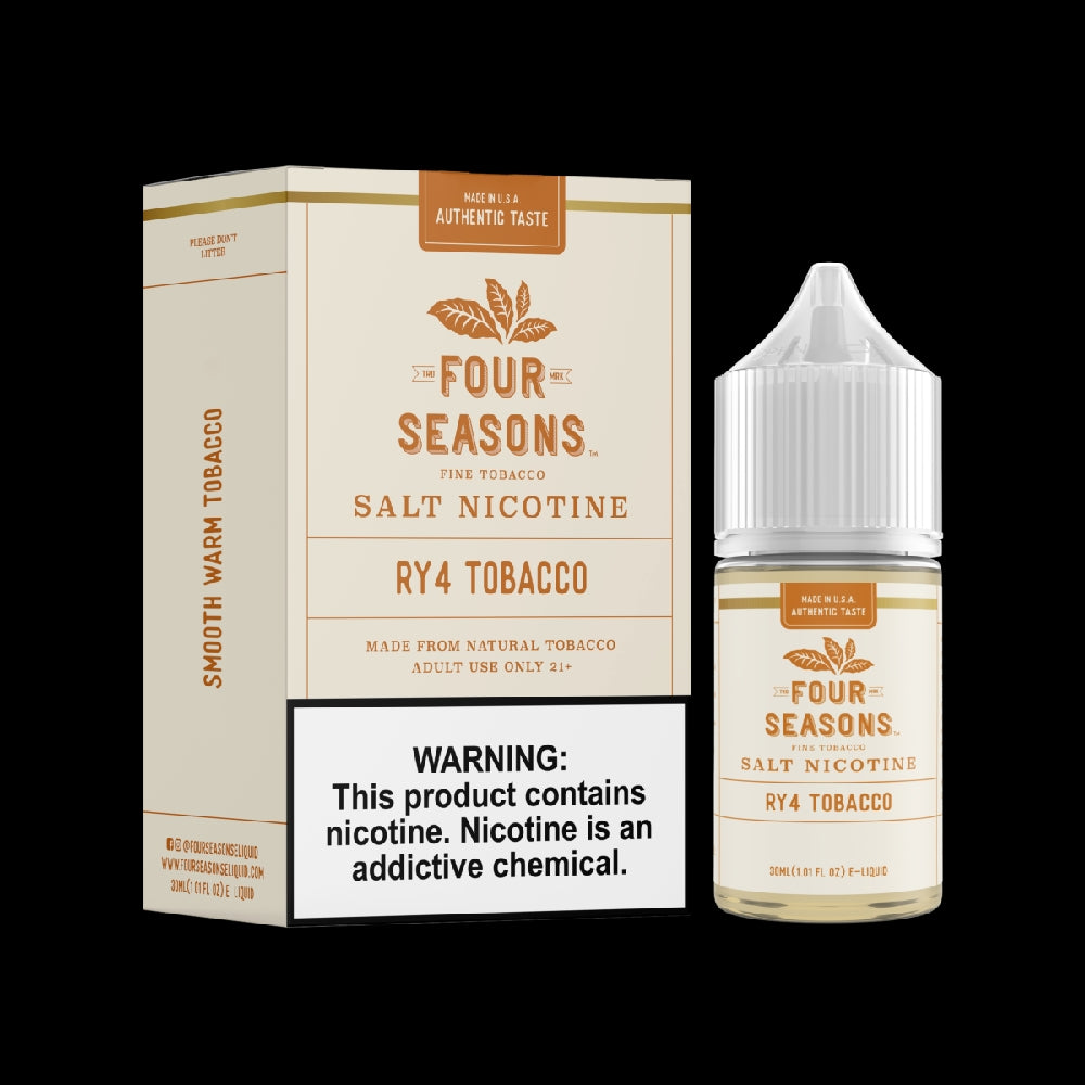 Four Seasons (LIQ Salt)(30mL)  -  Qty per pack 1 Ry4 Tobacco 30mg