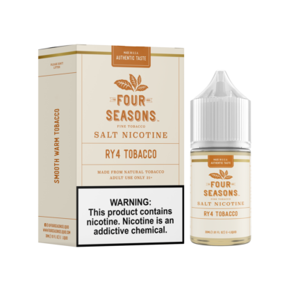 Four Seasons (LIQ Salt)(30mL)  -  Qty per pack 1 Ry4 Tobacco 30mg